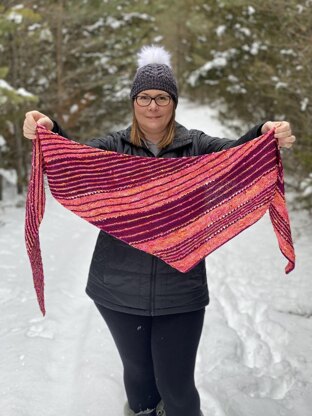 Painted Pebbles Shawl