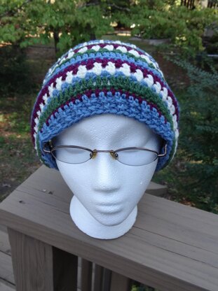 Mandala Style Slouchy Beanie