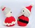 Santa, Mrs Claus and Christmas Elf Amigurumi