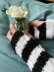 Humbug cabled wrist warmers