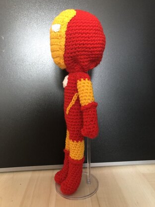 Iron Hero amigurumi doll