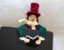 Male Victorian Caroler Bookmark or Ornament