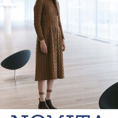 Mina Knitted Dress in Novita Venla - Downloadable PDF - knitting pattern