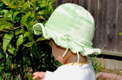 Cotton Sun Hat ( Baby to Woman Size )