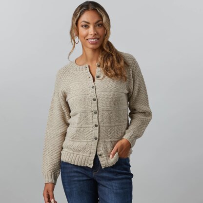 1274 - Witch Hazel  -  Cardigan Knitting Pattern for Women in Valley Yarns Northfield by Valley Yarns