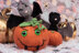 Bats and Pumpkins in Deramores Studio Anti-Pilling DK - Downloadable PDF