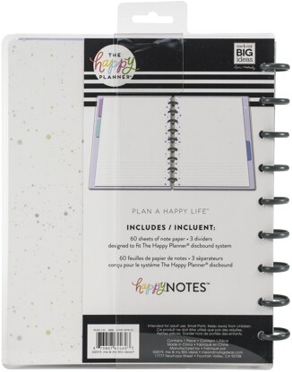 The Happy Planner Notebook W/60 Sheets - Crystal Vibes