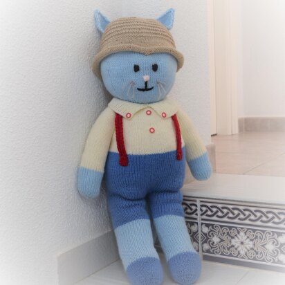 Bramble the Cat - knitting pattern
