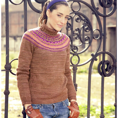 Limoges Sweater in Manos del Uruguay Silk Blend Semi-Solid - 2010D