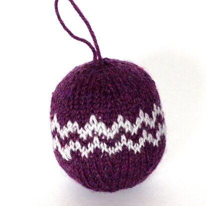 Christmas Glamour Bauble Pattern