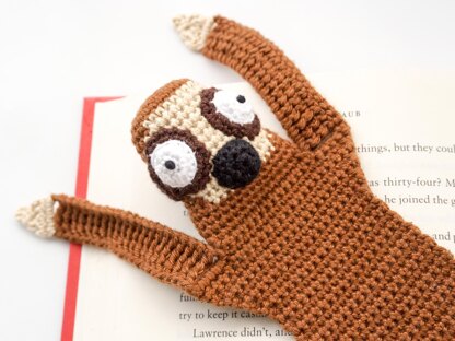 Sloth Bookmark Crochet Pattern