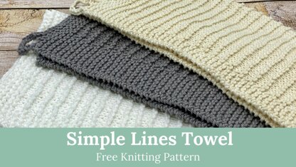 Simple Lines Towel