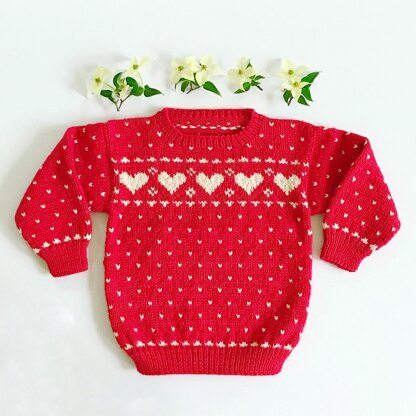 #02 Heart & Doll Child's Sweaters