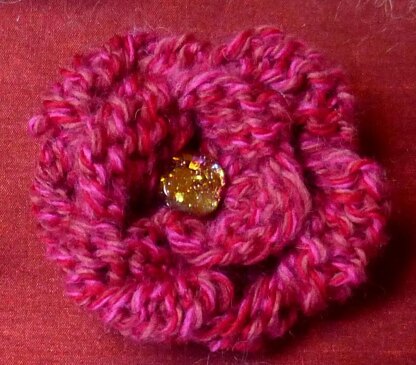 Sweet & Simple Knitted Rosette