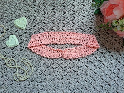 Crochet Romantic No Sew Headband Pattern