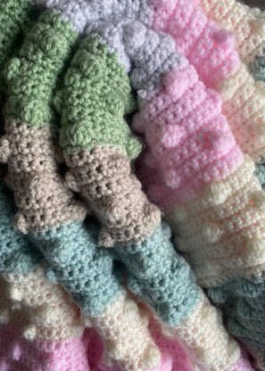 Sweet Ice Cream Sundae Blanket Crochet pattern by Sweetpeafamily