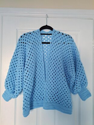 Crochet Lily Hexagon Cardigan Pattern