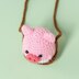 Swinging Pink Pig Car Hanging