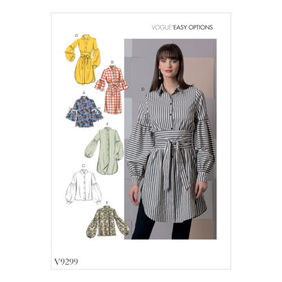 Vogue Misses' Top and Belt V9299 - Sewing Pattern