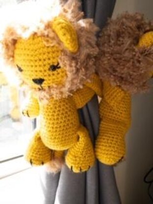 Lion Curtain Tie Backs