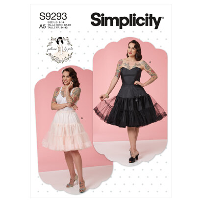 Simplicity Misses' Full Slip & Petticoat S9293 - Sewing Pattern