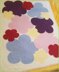 Flower baby/toddler blanket in fluffy DK yarn