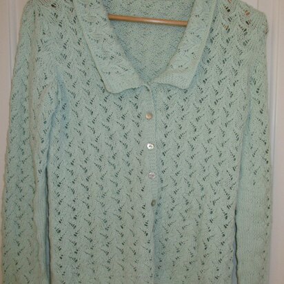 Ivy Lace Cardigan - knitting pattern