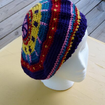 Tapestry Crochet Beret