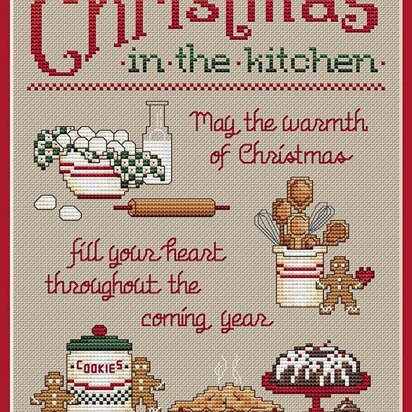 Sue Hillis Designs Christmas in the Kitchen - L429 - Leaflet