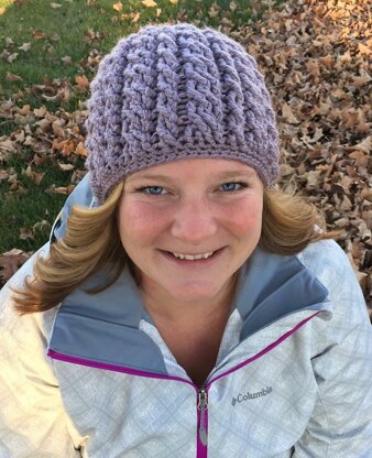 Chunky Double Cable Beanie