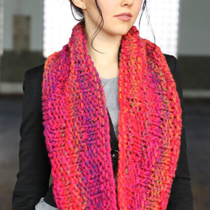 Cowl in Plymouth Yarn Cannoli - f730 - Downloadable PDF