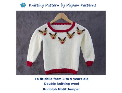 P164 Rudolph Motif Jumper