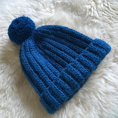 Free Textured Crochet Beanie For Women - Marta Hat Pattern - Blue Star  Crochet