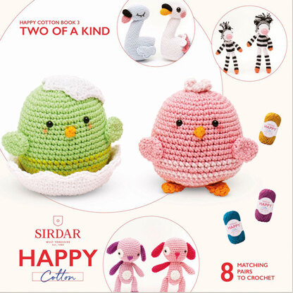 Sirdar Happy Cotton Crochet Pattern Books - Amigurumi