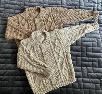 Henry's Cardigan and Hat