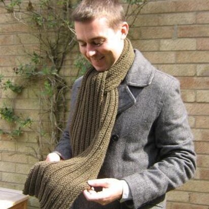 Chunky Beginners Scarf - knitting pattern