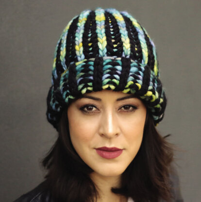 Avatar Hat in Malabrigo Rasta - Downloadable PDF