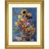 Dimensions Garden In Gold - Gold Collection Counted Cross Stitch Kit - 11in x 15in