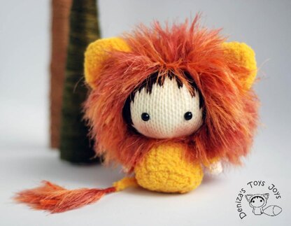 Shaggy Lion Doll. Toy from the Tanoshi series.