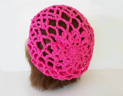 Lacy Flower Spring/ Summer Slouch Hat