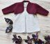 Izzi's pleated dress / tunic top and matching bolero - P123