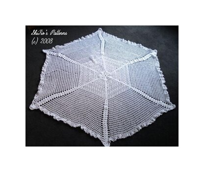 Cascade Shawl Afghan Crochet Pattern #97