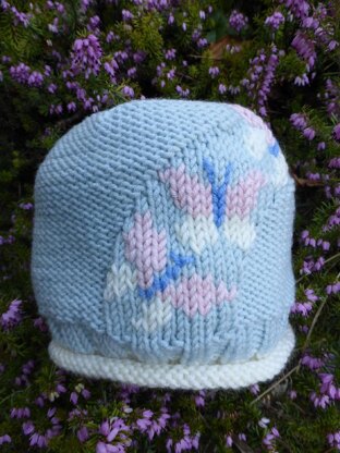 Betsy Butterflies Baby Hat