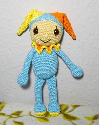 Häkelanleitung für die Amigurumi Figur Harlekin