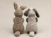 Poochey & Fudge the rabbits