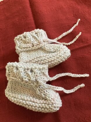 Quick baby booties