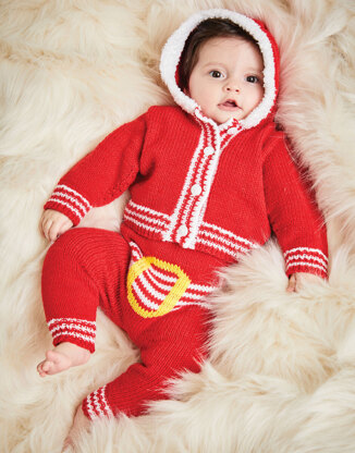 Baby Santa in Sirdar Snuggly DK - 5496 - Downloadable PDF