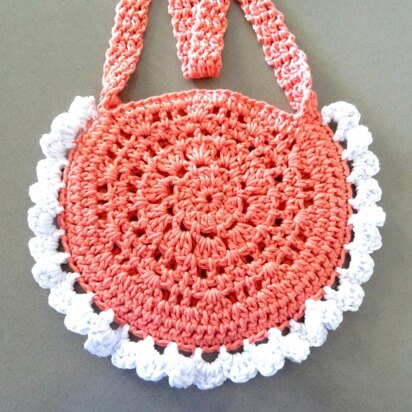 Crochet Boho Frilled Bag