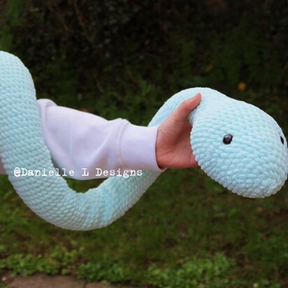 Snake amigurumi plush