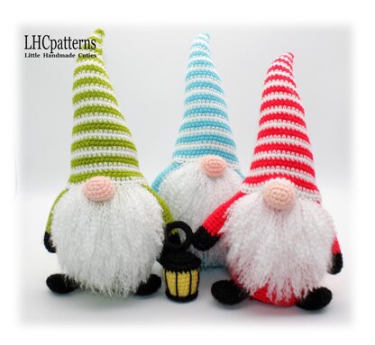 Gnome with Lantern Crochet Pattern